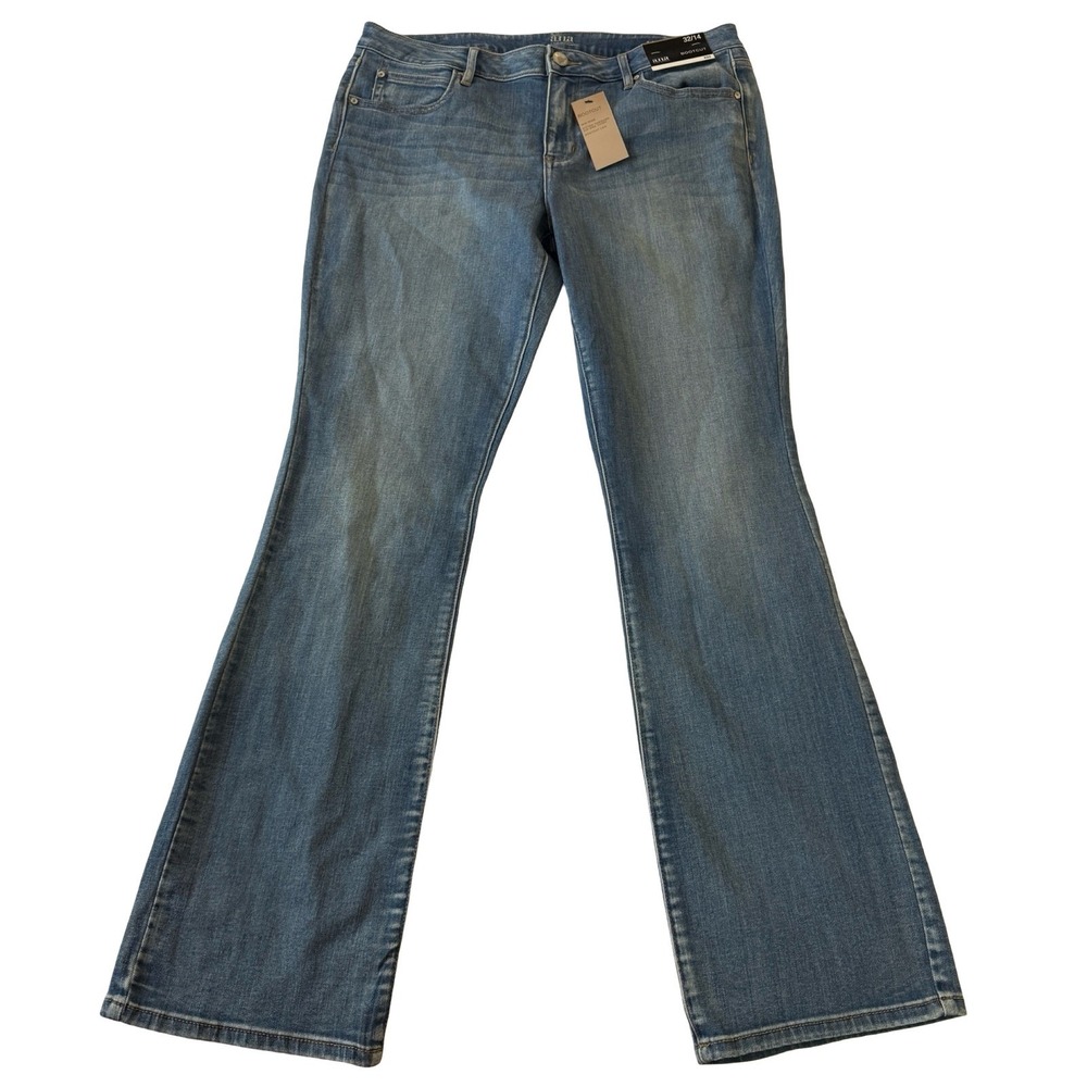 a.n.a Bootcut Jeans Womens 14 Blue Mid Rise Stretch Denim New With Tags